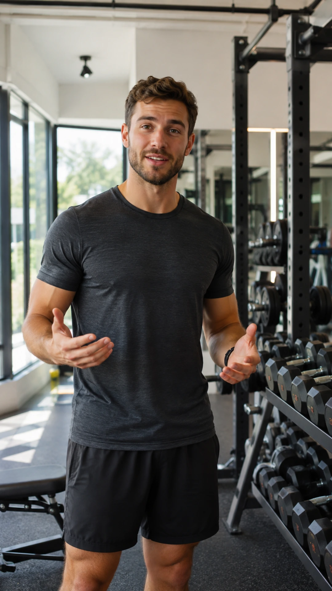 Gym trainer · customer testimonial