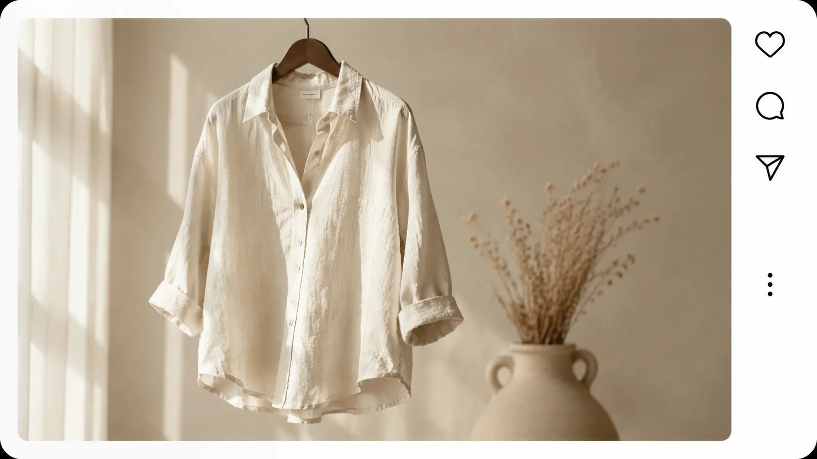 A clothing ad creative generated with the Punchylime clothing ad studio