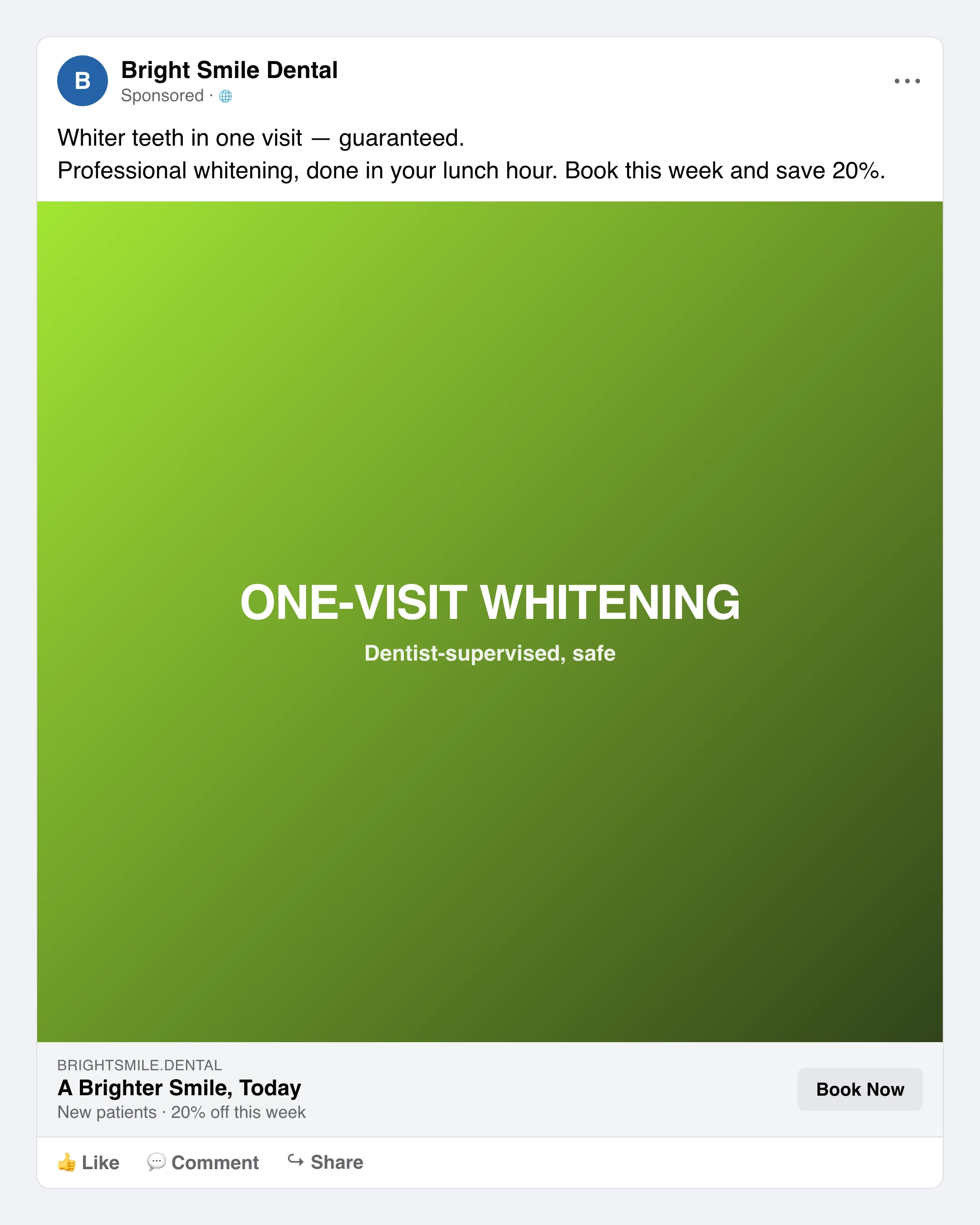 Local service · bold claim