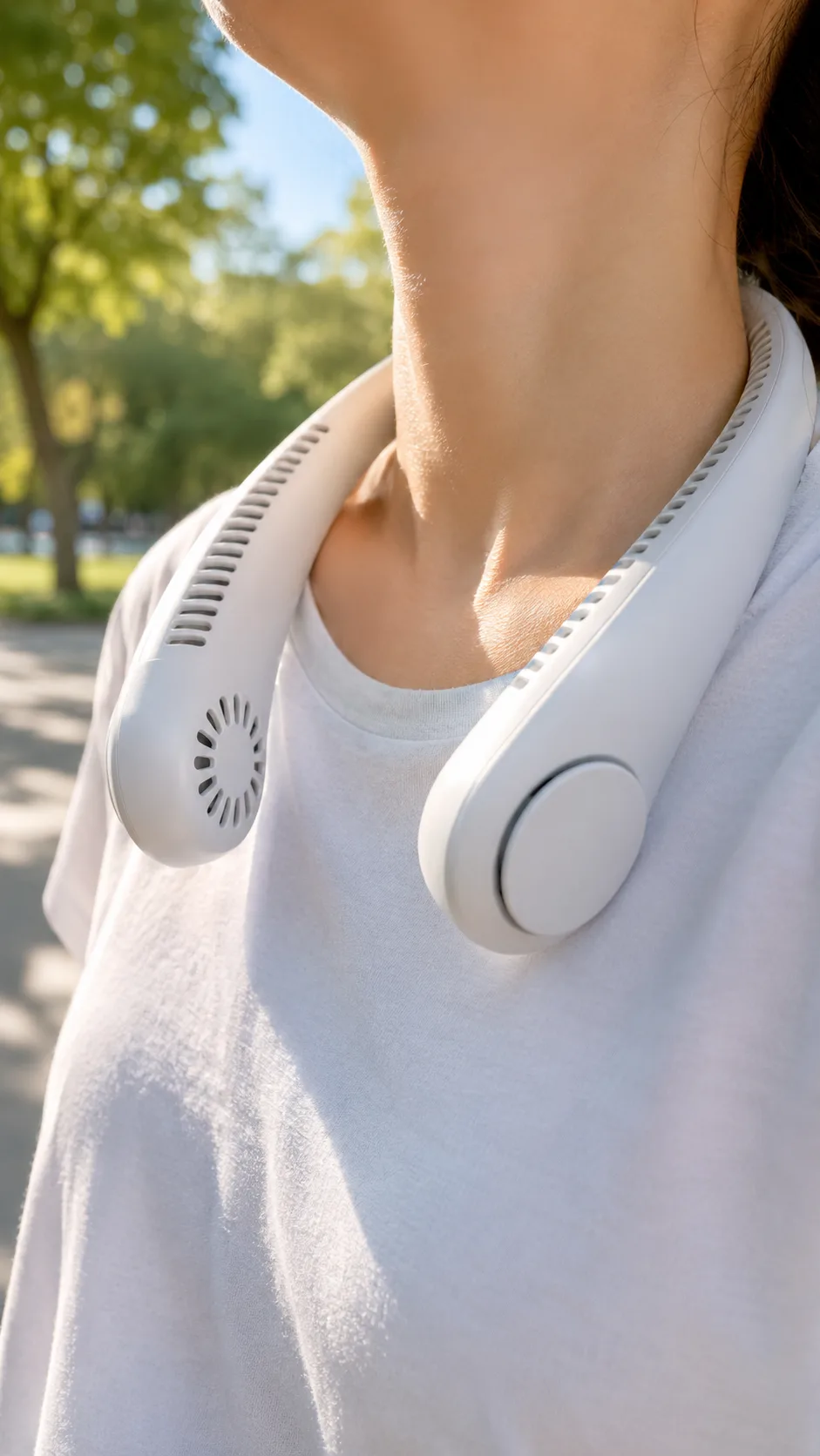 Portable neck fan · 9:16 UGC ad