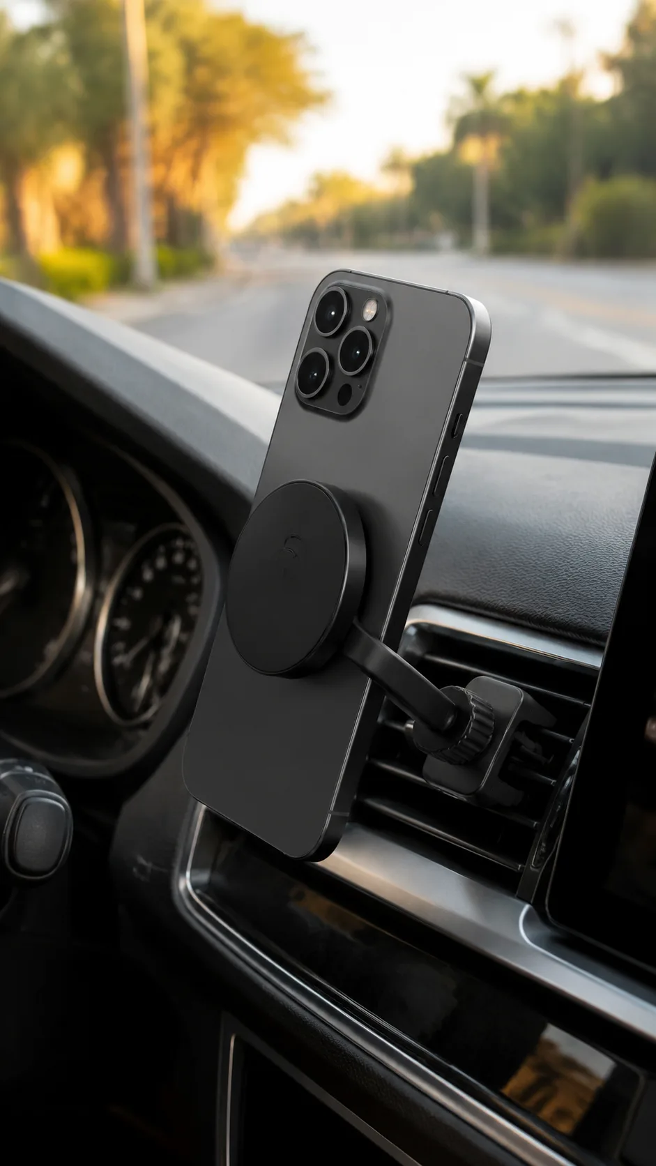 Magnetic car phone mount · 9:16 UGC ad