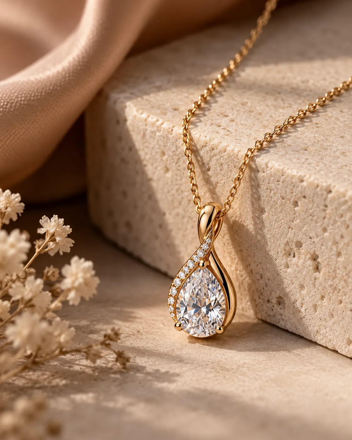 Jewelry ad generated with Punchylime