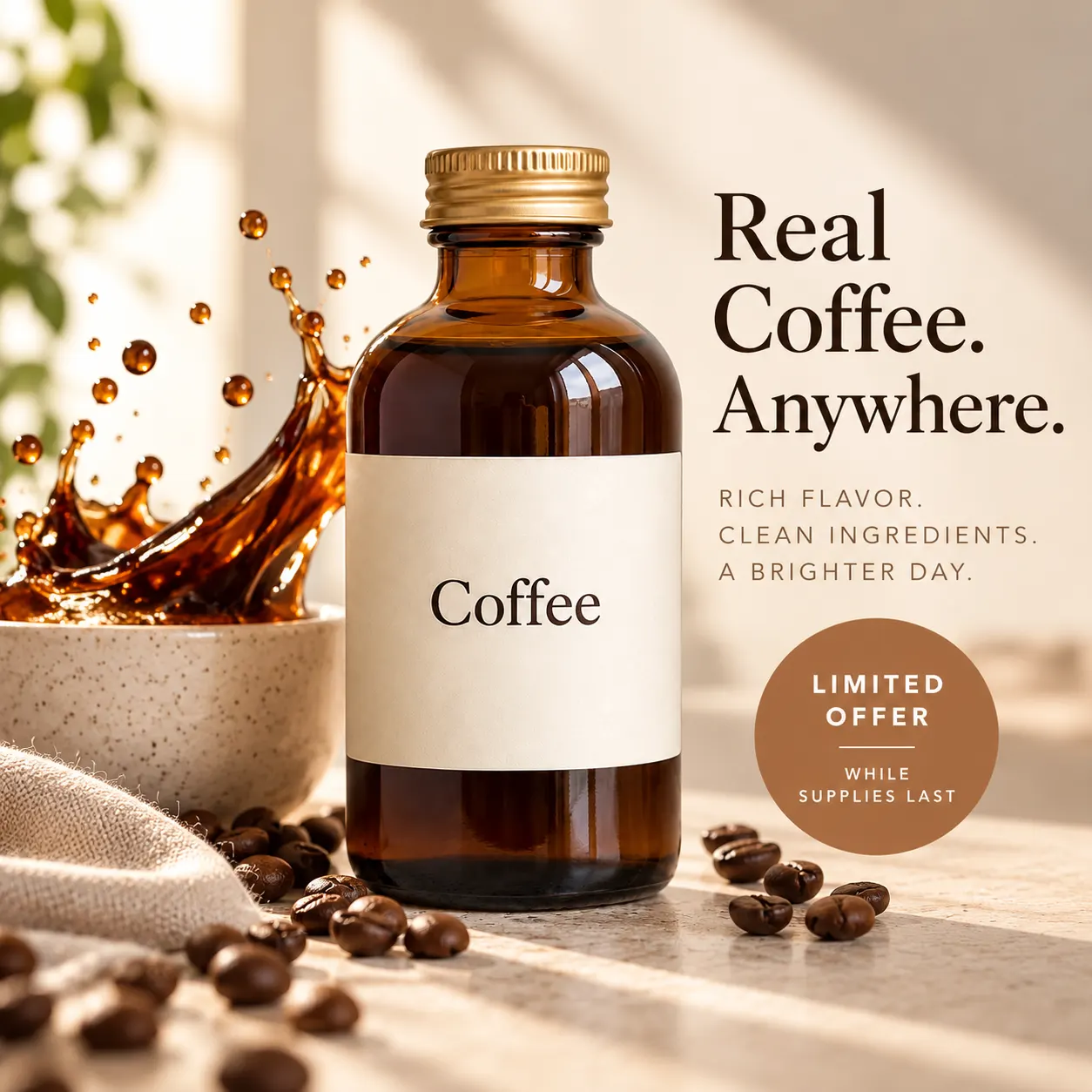 A product Instagram ad composed for paid social with Punchylime